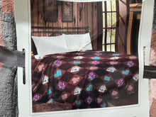 Load image into Gallery viewer, MIA Lashay Cards Clubs Super Plush Cow Blanket
