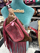 Load image into Gallery viewer, Cowhide &amp; Leather Fanny Bum Sling Bags
