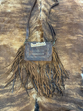 Load image into Gallery viewer, Distressed Leather BootStitch Crossbody Purse
