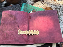 Load image into Gallery viewer, Tooled Leather Diamond Planner Portfolios
