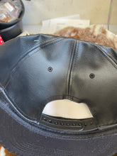 Load image into Gallery viewer, Star Black Faux Leather Hat
