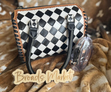 Load image into Gallery viewer, Checkered Speedy Crossbody Purse
