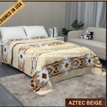 Load image into Gallery viewer, Limited Supply Super Plush Aztec Blankets
