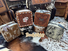 Load image into Gallery viewer, Cowhide Tooled Jewelry Cases
