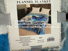 Load image into Gallery viewer, Blue Morpho Butterfly Blanket
