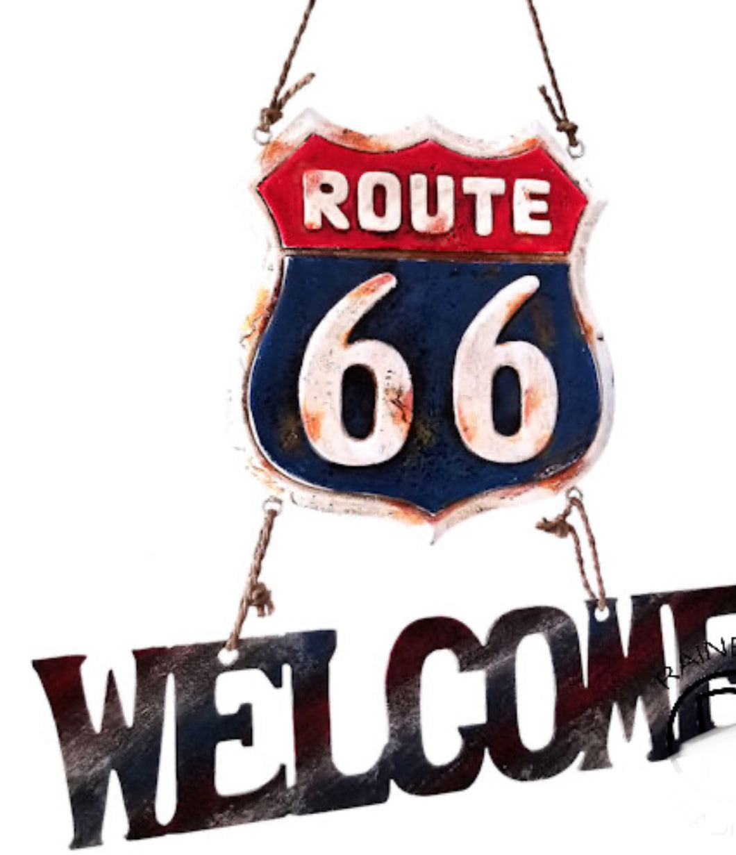 Route 66 Welcome Sign