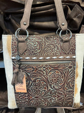 Load image into Gallery viewer, BA2820 Full Tooled Cowhide Handbag
