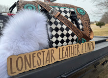 Load image into Gallery viewer, Astrid Checkered Concho Speedy Crossbody Purse
