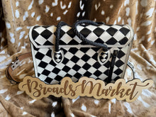 Load image into Gallery viewer, Beautiful Checkered Should &amp; Crossbody Purse

