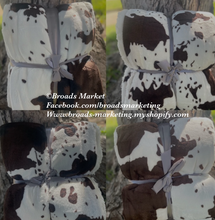Load image into Gallery viewer, Cow Print Blankets
