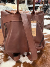 Load image into Gallery viewer, Tooled Leather Concealed Backpack
