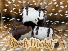 Load image into Gallery viewer, Small Cowhide Speedy Crossbody Shoulder purse
