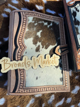 Load image into Gallery viewer, Cowhide &amp; Tooled Leather Bible Book Covers
