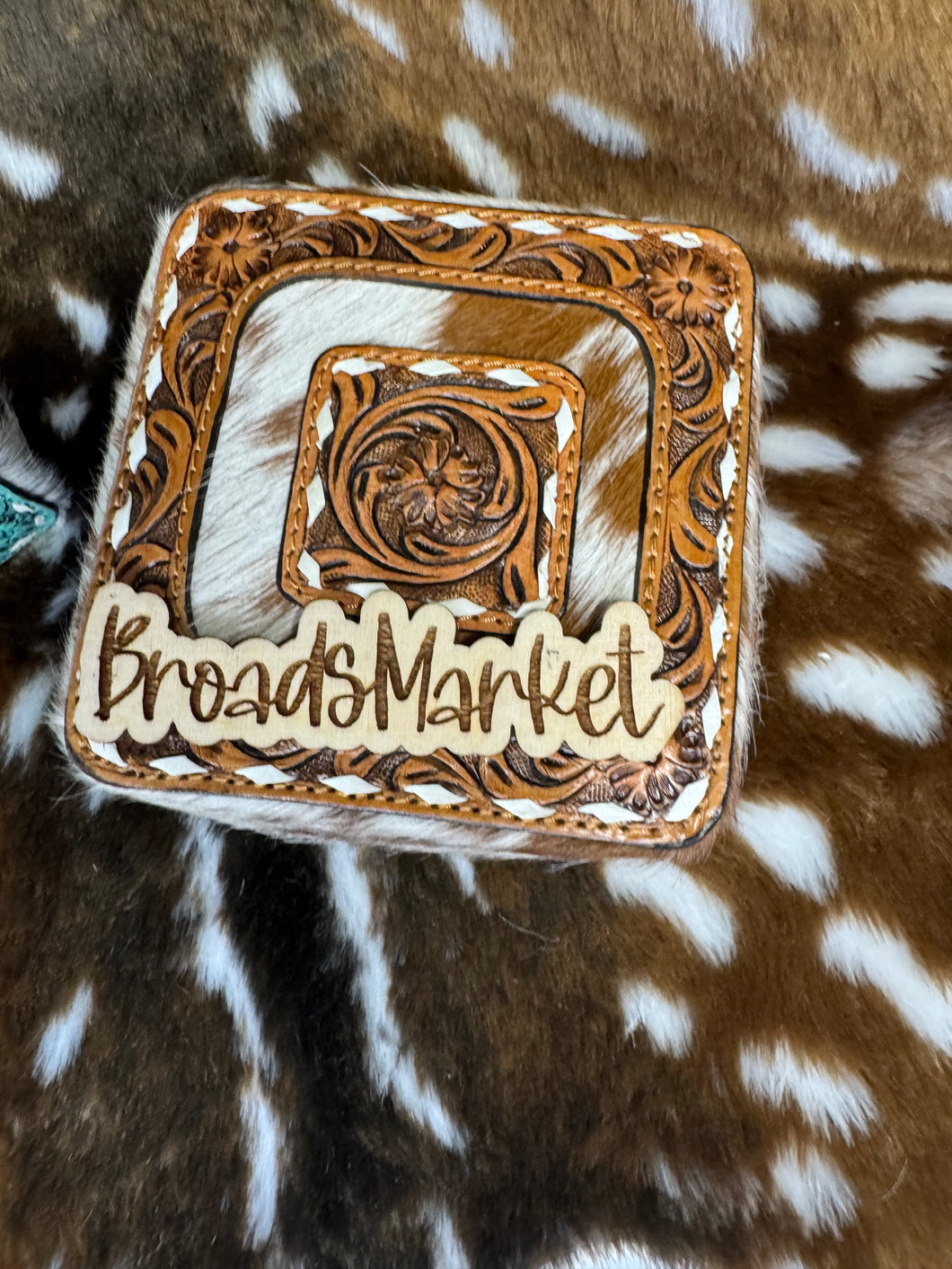 Beautiful Tooled Leather & Cowhide Jewelry Cases