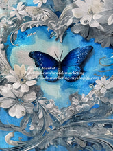 Load image into Gallery viewer, Blue Morpho Butterfly Blanket
