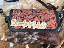 Load image into Gallery viewer, Tooled Colored Crushed Velvet Crossbody Purse
