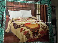 Load image into Gallery viewer, Western Antique Plush MIA Blankets
