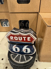 Load image into Gallery viewer, Route 66 Coaster Set &amp; Holder
