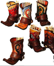 Load image into Gallery viewer, RA7415 Set of 6 Boot Vases
