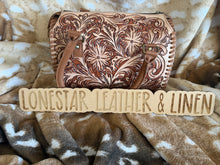 Load image into Gallery viewer, Beige Tooled Layla Speedy Purse
