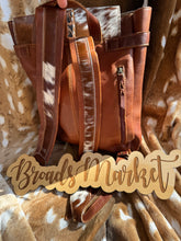Load image into Gallery viewer, Red Beige Medallion Backpack
