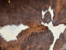 Load image into Gallery viewer, Tricolor Brindle Cowhide Rug 54x45”
