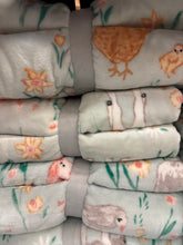 Load image into Gallery viewer, Light Blue Chicken Super Plush Blanket
