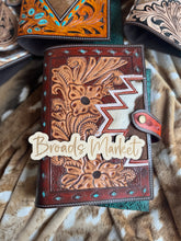 Load image into Gallery viewer, Tooled Leather &amp; Cowhide Bible Book Covers
