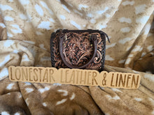 Load image into Gallery viewer, Layla Brown Tooled Speedy Purse
