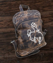 Load image into Gallery viewer, Distressed Leather Small Backpacks
