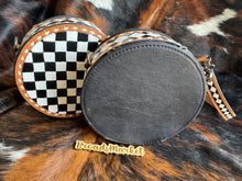 Load image into Gallery viewer, Checkered Canteen Crossbody Purse
