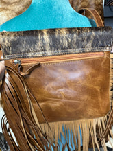 Load image into Gallery viewer, Stunning Tooled Cowhide Crossbody Purse
