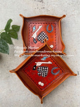 Load image into Gallery viewer, Tooled Leather Bowls
