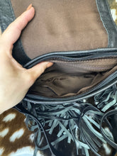 Load image into Gallery viewer, The Babbette Checkered Fringe Crossbody Purse
