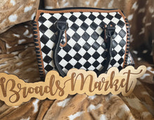Load image into Gallery viewer, Checkered Speedy Crossbody Purse
