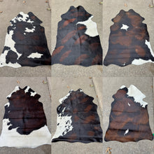 Load image into Gallery viewer, Tricolor Calf Cowhide Rugs
