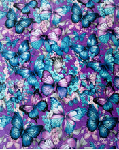 Load image into Gallery viewer, Marie Purple Butterfly Super Plush Blanket S3

