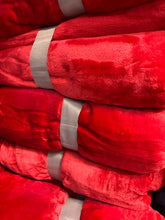 Load image into Gallery viewer, Solid Red Super Plush Blanket
