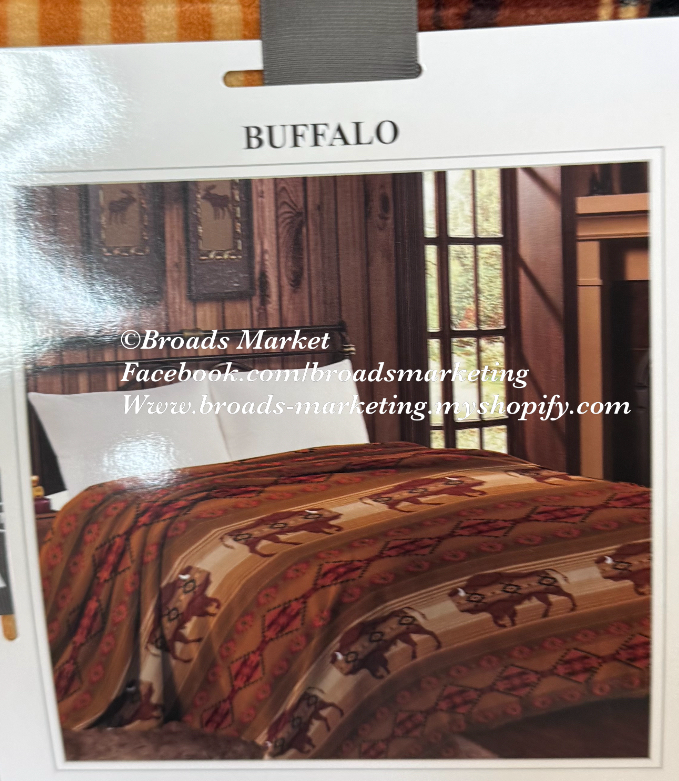 Series 15 MIA Buffalo Super Plush Blanket