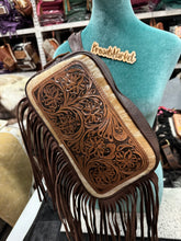 Load image into Gallery viewer, Authentic Cowhide &amp; Leather Crossbody Sling Bum Bags
