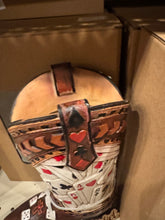 Load image into Gallery viewer, RA7796 Cards Dice Boot Vase
