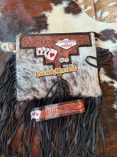 Load image into Gallery viewer, Cards Vegas Cowboys &amp; Rodeo Crossbody Fringe Purse
