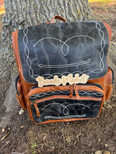 Load image into Gallery viewer, Distressed Leather Backpack
