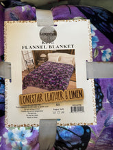 Load image into Gallery viewer, Purple Butterfly S3 Clare Blanket
