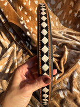 Load image into Gallery viewer, Checkered &amp; Turquoise Steering Wheel Covers
