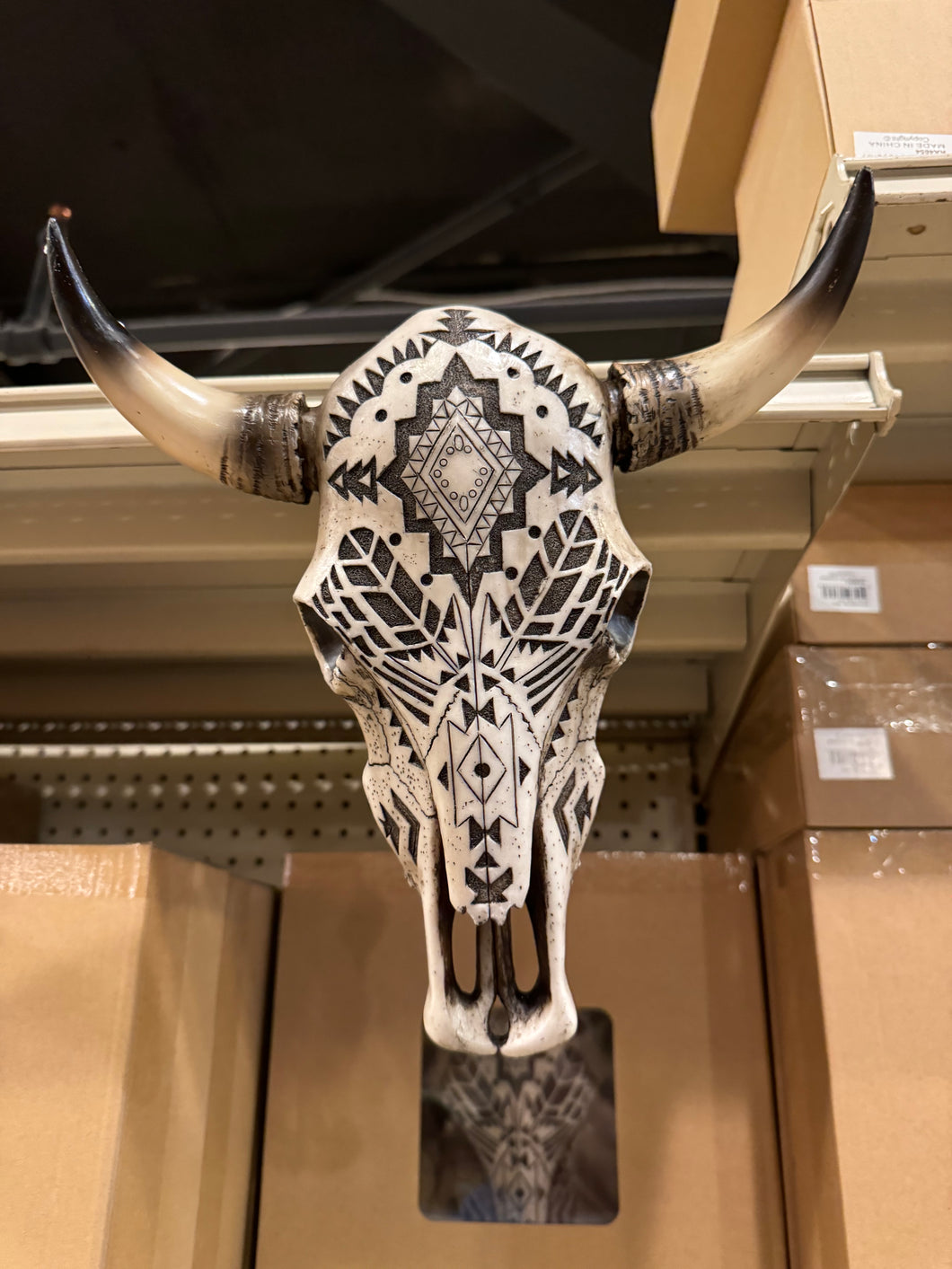 Mandala Aztec Cowskull