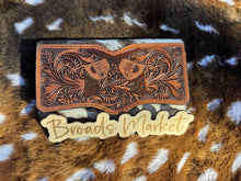 Load image into Gallery viewer, Tooled Leather &amp; Cowhide Wallets
