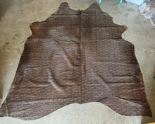 Load image into Gallery viewer, Small Print Axis Printed Cowhide Rug
