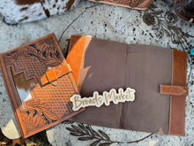 Load image into Gallery viewer, Tooled Cowhide Bible Covers
