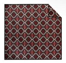 Load image into Gallery viewer, Felice Black &amp; Red Super Plush Blanket
